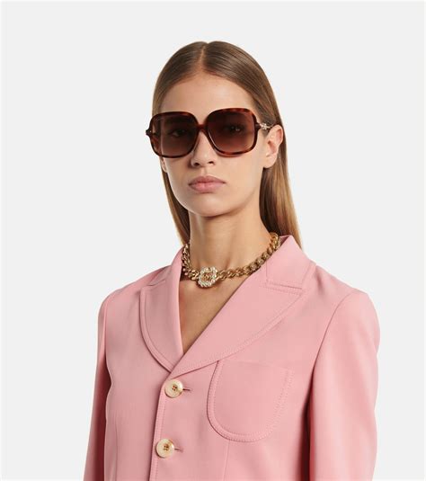 gucci roung glasses|Gucci oversized round sunglasses.